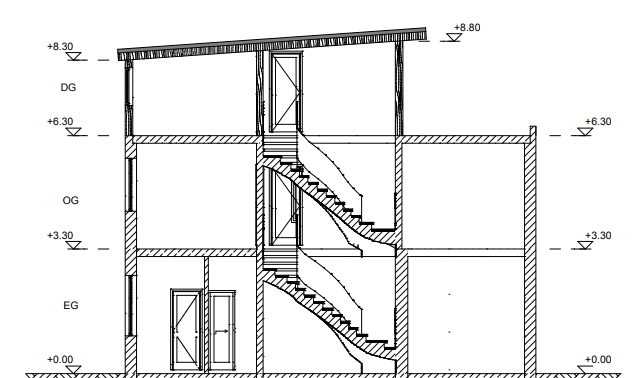 Planung, Genehmigung und Ausbau Dachgeschoss, Berlin-Tegel